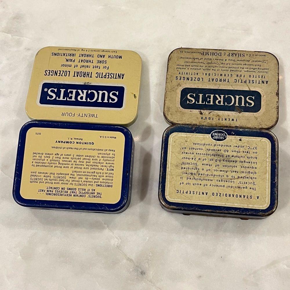 Sucrets Sharp Dohme Tin - Picture 5 of 5